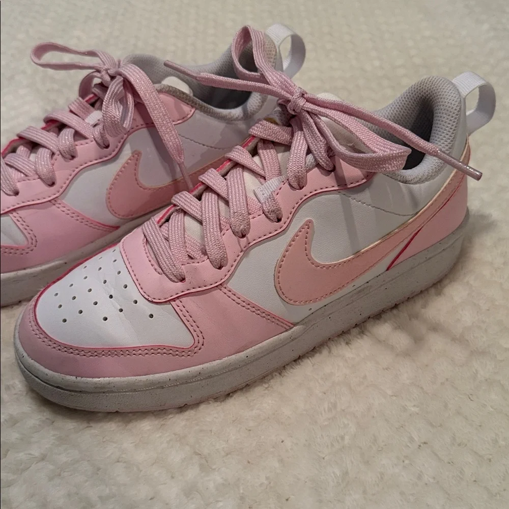 Nike Pink and White Sneakers - 4Y or 6 women’s - Picture 2 of 8